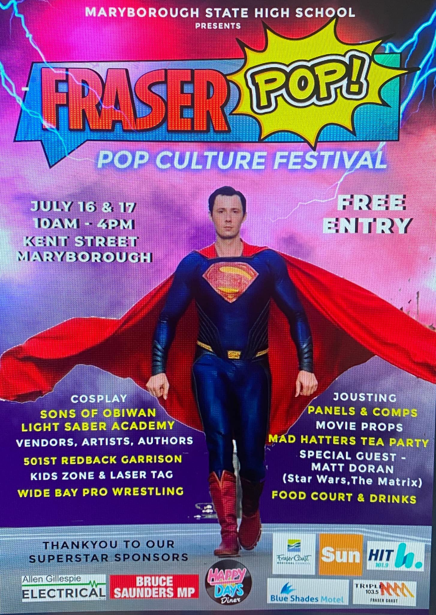 FraserPop Pop Culture Festival Fraser Coast Conferences
