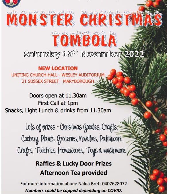 Monster Christmas Tombola – Maryborough