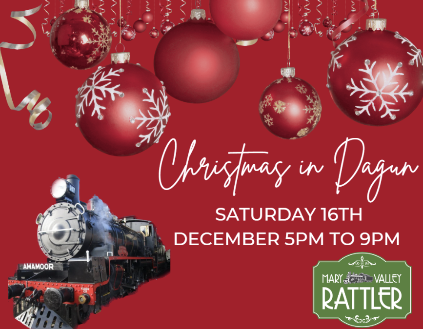 Mary Valley Rattler – Christmas Twilight Train Gympie to Dagun